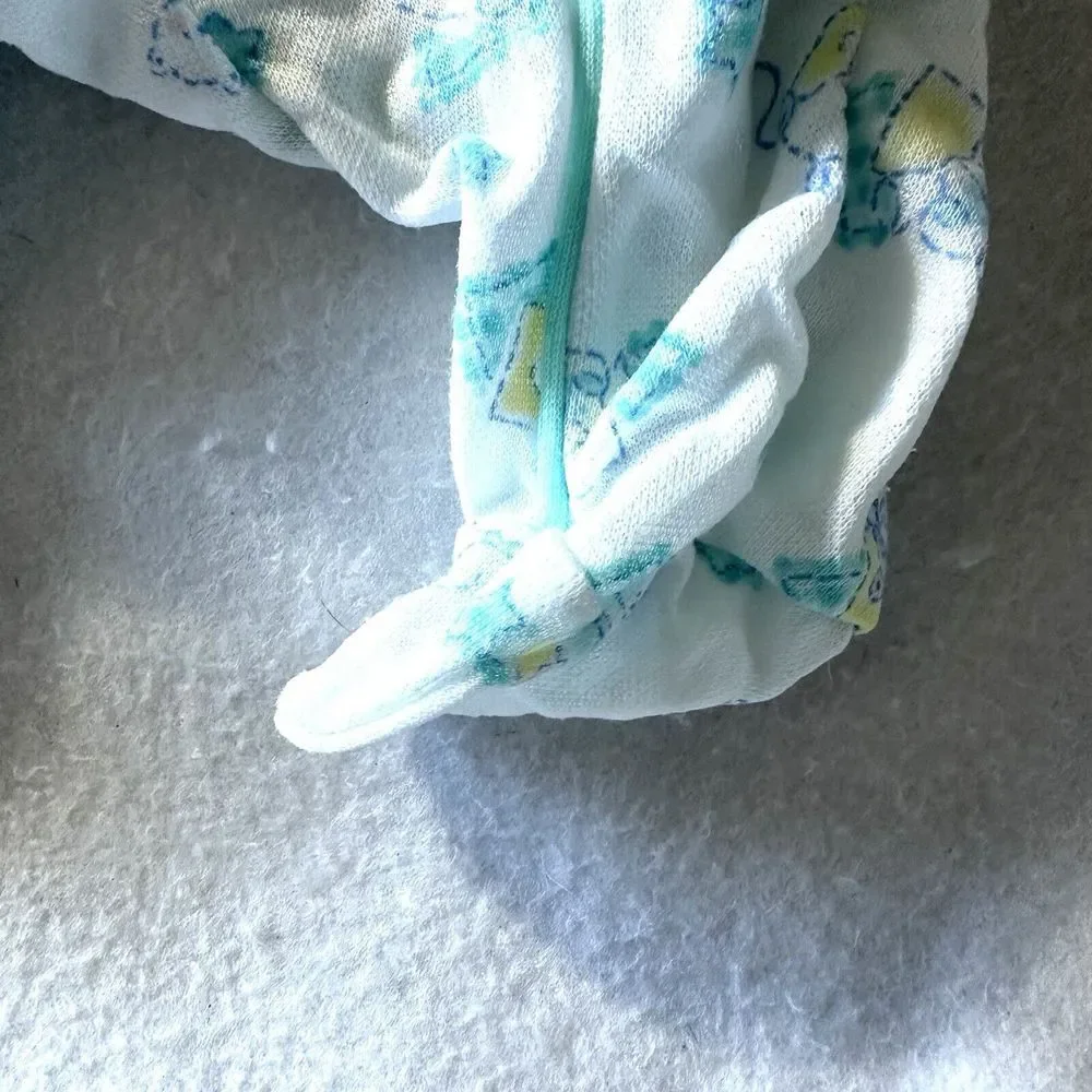 BabyGro Small Newborn 0-3 Months Footed Made USA romper‎ sleep suit Snap